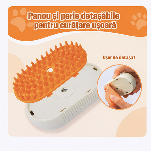 Perie Magica pentru Blana Pufoasa